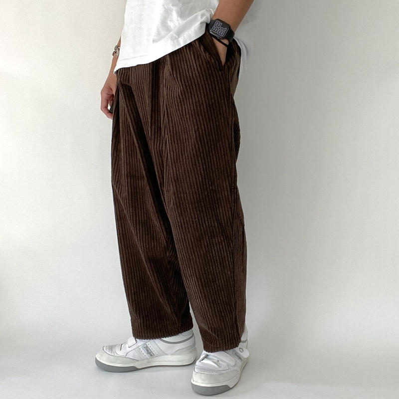 Relaxfit We別注 Npip 鬼コール天 Dark Brown We
