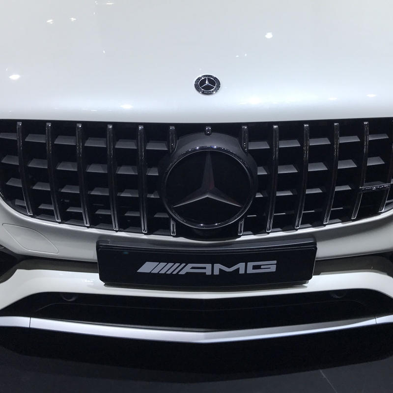 Mercedes Benz 純正品 ブラックローレルリース ボンネットバッチ A0008171