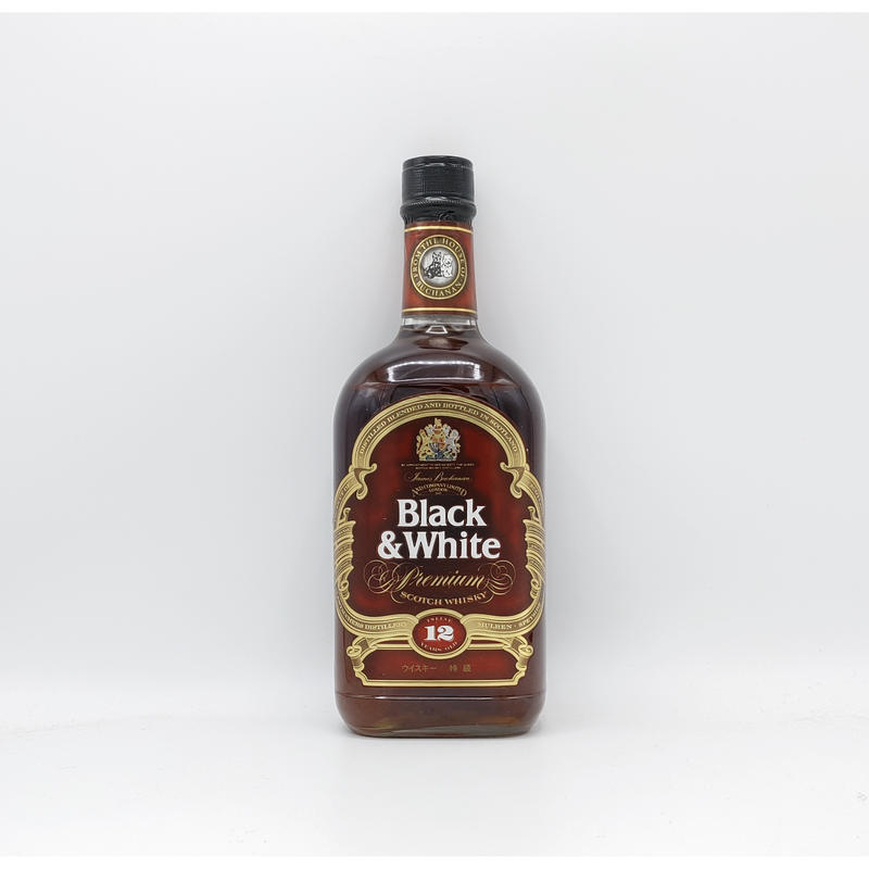 BLACK&WHITE　ブラック&ホワイト　雑酒　特級　1953年～　ウイスキー 特級 ブラック＆ホワイト BLACK & WHITE SPECIAL BLEND OF BUC