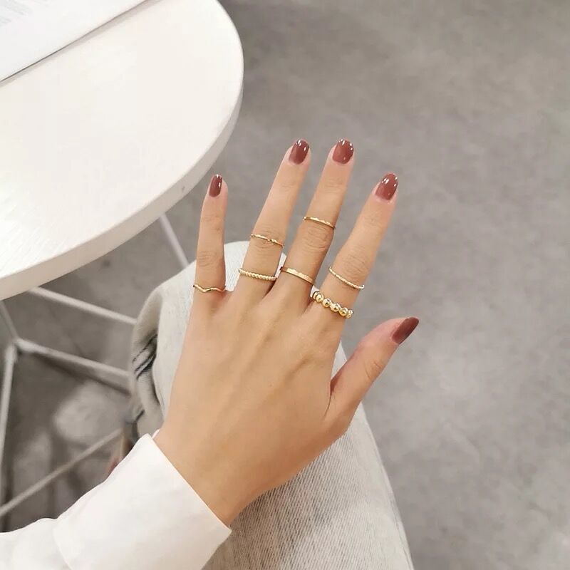 送料無料 Vintage 13month 韓国simple Ring 13month 指輪 リング Silver 指輪 リング Odro Wet Pl