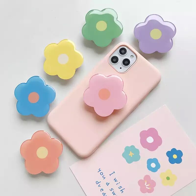 かわいいフラワースマホグリップ 韓国雑貨屋salty