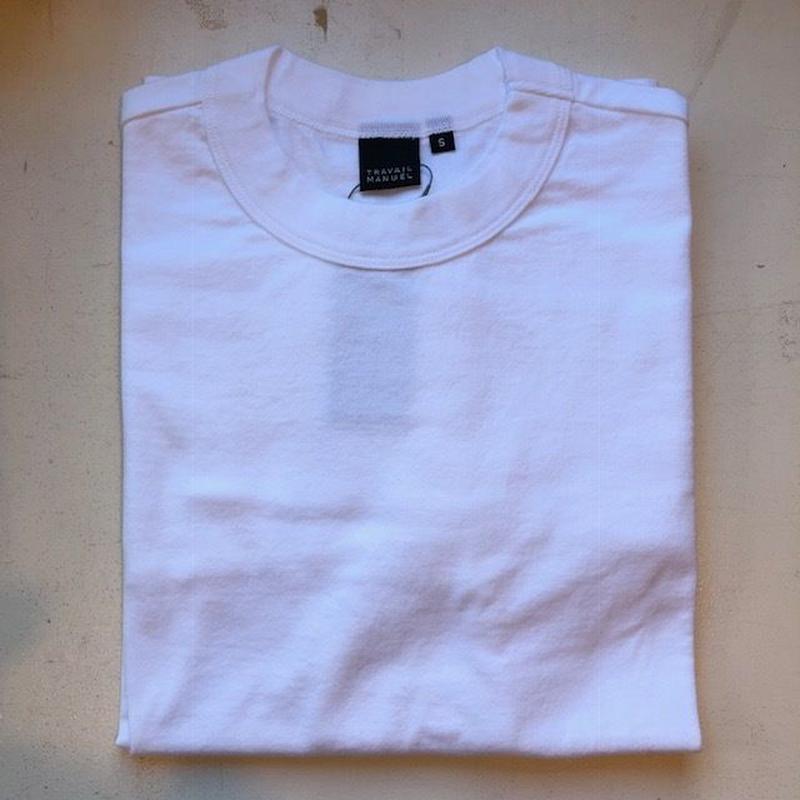 TRAVAIL MANUEL クラシック天竺長袖バインダーT | Nine Two 即納 クラシック天竺 Tシャツ カッティング Tシャツ/カットソー(半袖/袖なし)