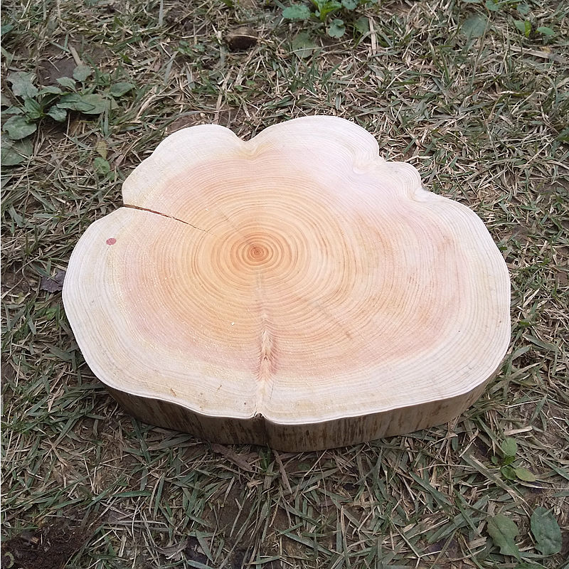 薪割り台 切り株 ひのき 丸太 約29x27cm 厚さ約5cm Wildoutdoor