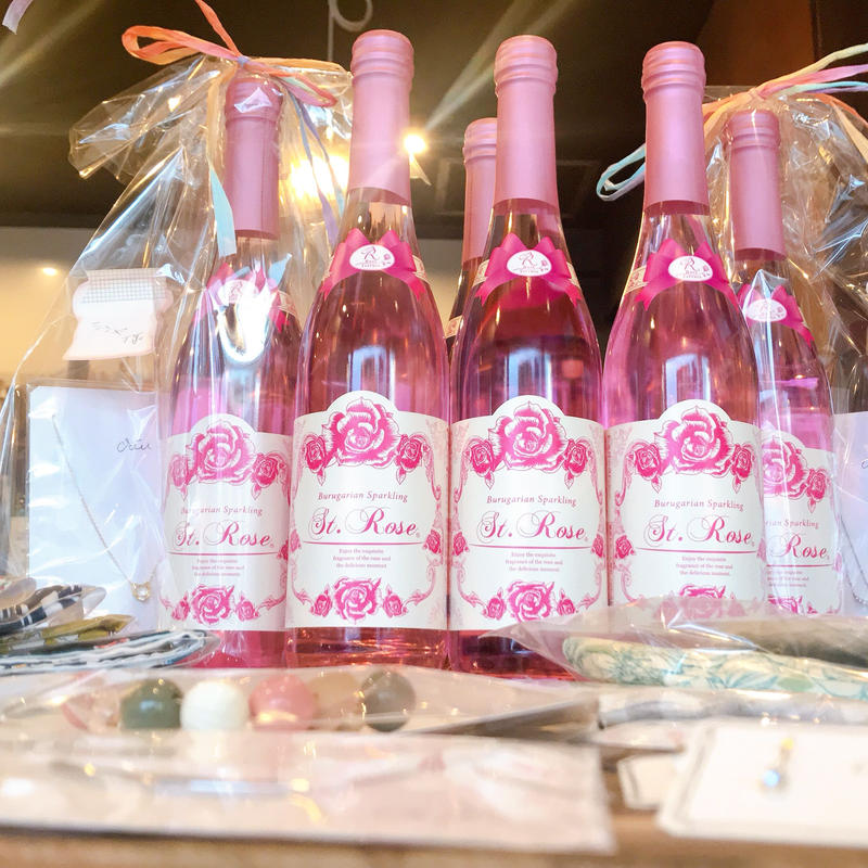 セイントローズ ブルガリア ダマスクローズ スパークリング ジュース12本セット Wine S