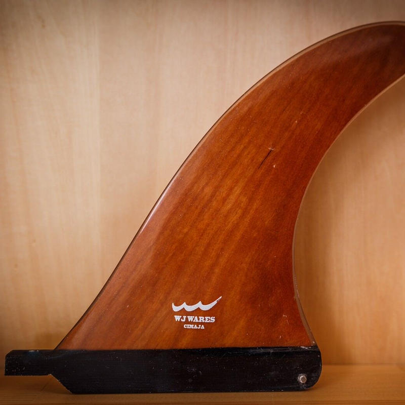 ウッドフィン Dフィン シングルフィン 9インチ ハンドメイド マホガニー 積層 ウッドフィン Dフィン シングルフィン 9インチ ハンドメイド