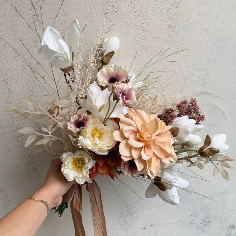 ブーケ ブートニアセット オーダー可 Yellow Bird