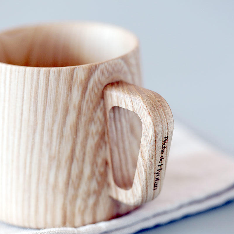 木製マグカップ ペッシュ ドゥ ヒョータン コラボ 1個入 Mates Select