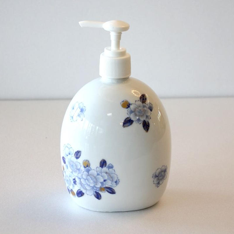 ソープボトル 金彩花散らし 山忠
