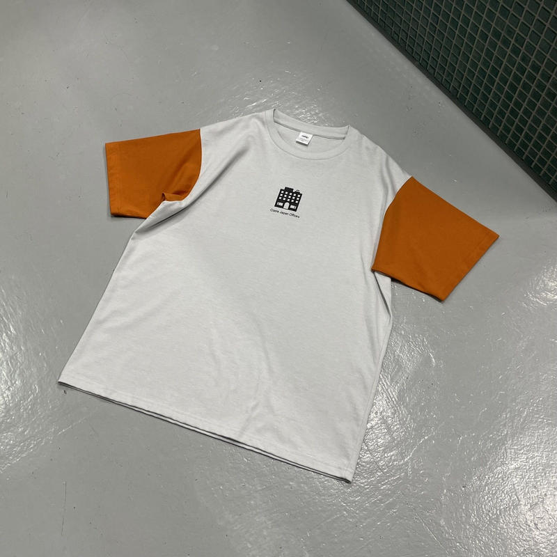 ciatre ロゴ Tシャツ ブルー オレンジ