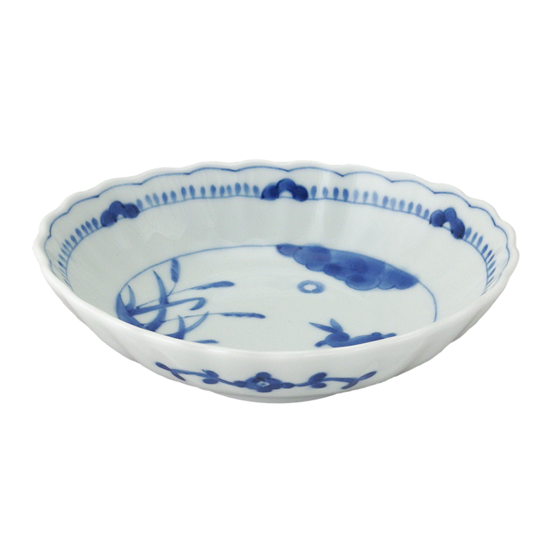 浜うさぎ 楕円菊鉢 く09 012 18 寸法 17 14 4 5cm 290g H