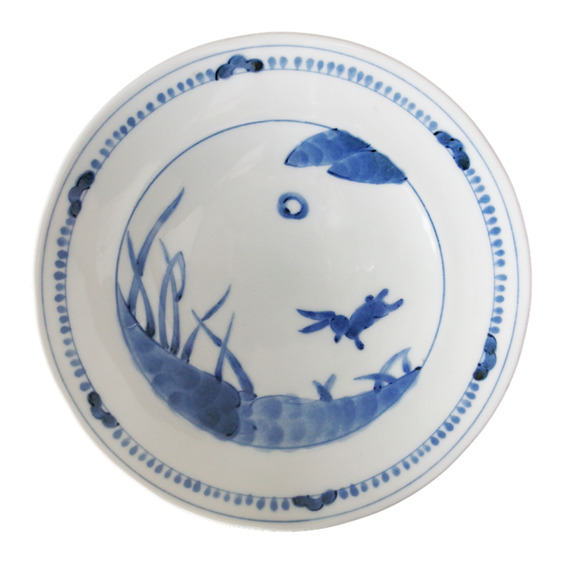 浜うさぎ Riﾘﾑ六 深皿 く09 073 04 寸法 F19 5 4 5hcm 360