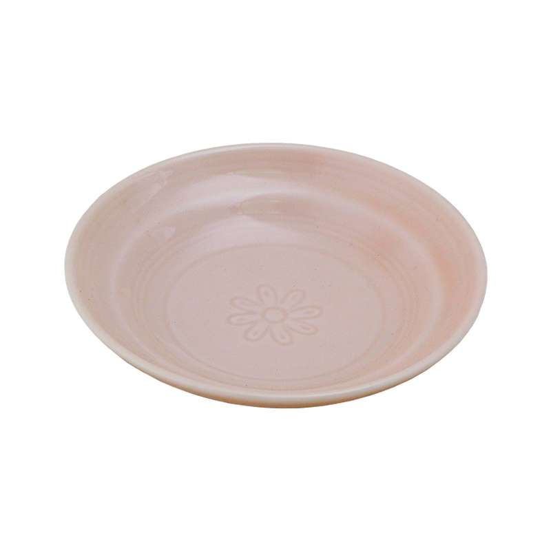 ﾋﾟﾝｸ 菊紋 3 5丸皿 く09 085 33 寸法 10f 2 5h 100g