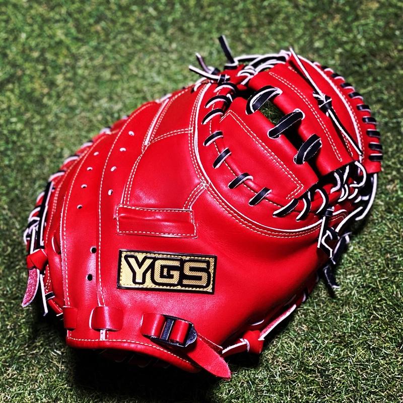 Ygsプロライン 硬式キャッチャーミット 912v Rオレンジ 山本グラブスタジオ