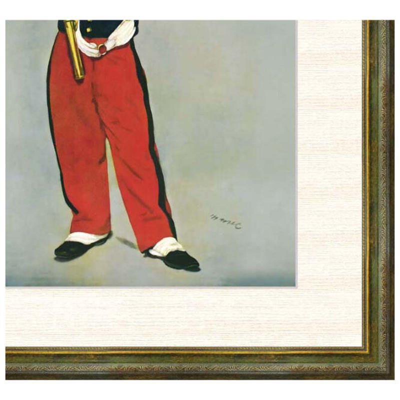 されにくい 笛を吹く少年 エドゥアール マネ作品 F8サイズ 高精細巧芸画 額装作品 美術工芸の檜屋 とみなされ