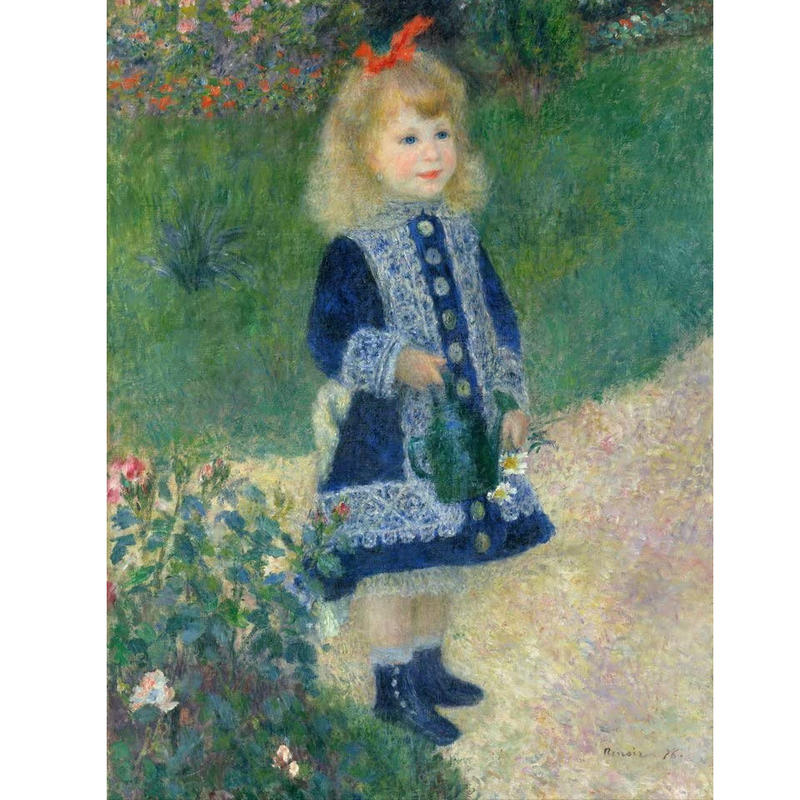 大変珍しい　ルノアール　花を持つ少女　ビーズ 83267828.jpg?20141110115115