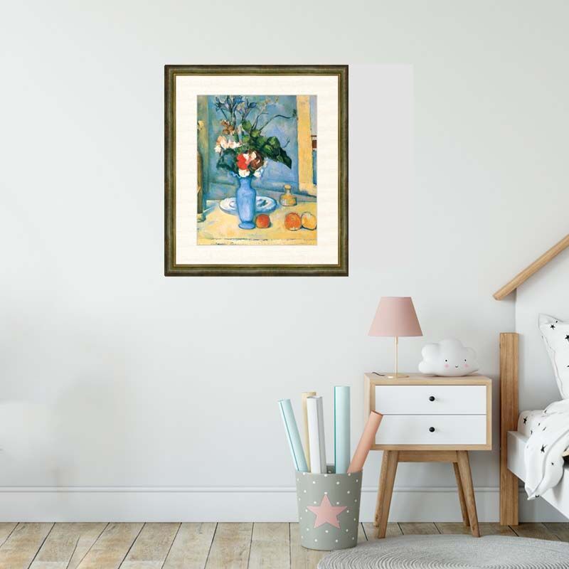 ポール・セザンヌ『青い花瓶』高精細巧芸画 F8号 新品 絵画 世界の名画 インテリアアート 西洋画 静物 花 花瓶 果物 フランス【G4-BM184-F8】複製 ポール・セザンヌ『青い花瓶』高精細巧芸画 F8号 新品 絵画 世界の名画 インテリアアート 西洋画 静物 花 花瓶 果物 フランス【G4-BM184-F8】複製