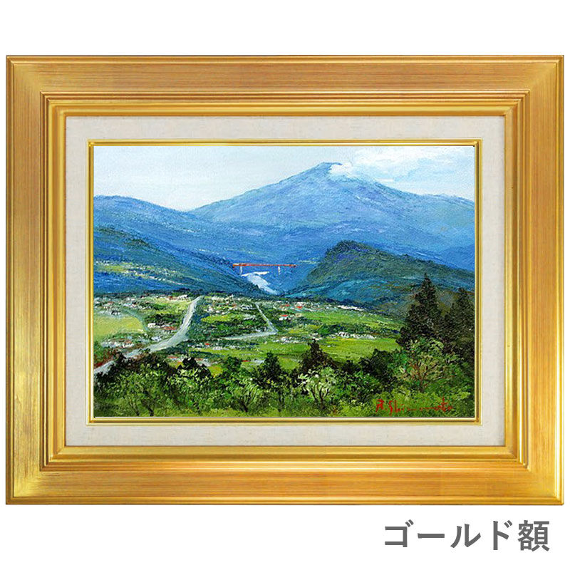 油彩画 洋画 (油絵額縁付きで納品対応可) F12号 「プラハ」 島本 良平