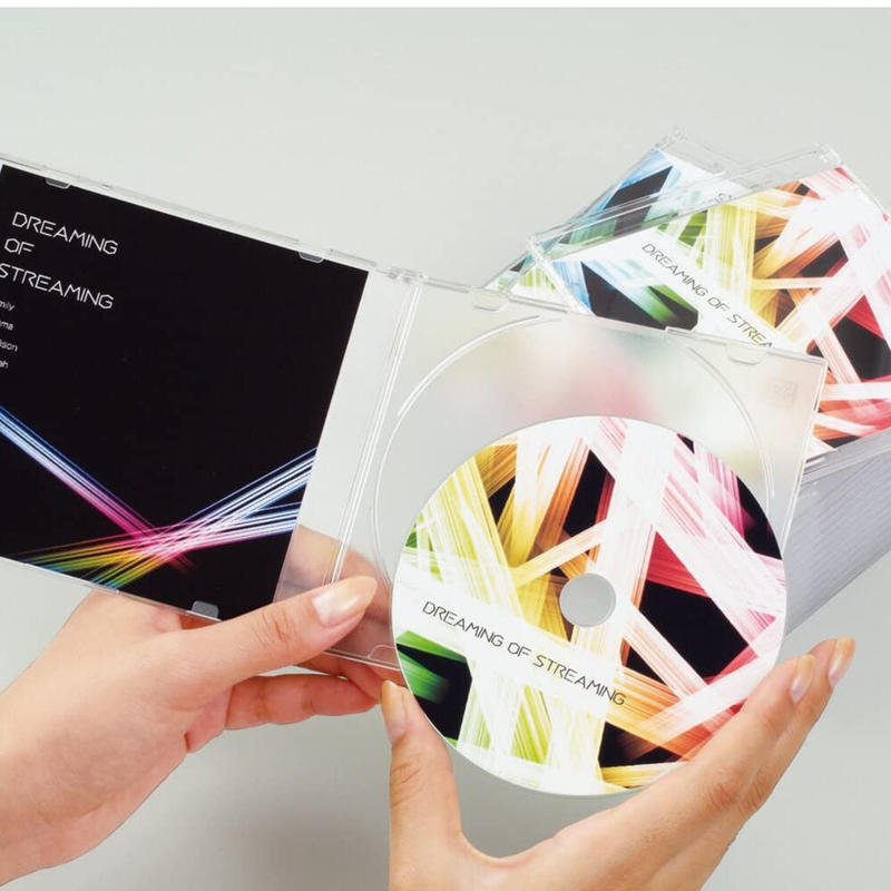 エーワン ｃｄ ｄｖｄラベルシール プリンタ兼用 ２９１６８ マット紙 内径小 ２面 ５０シ