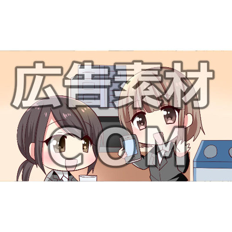 漫画広告素材 女子のゲームアプリ１ 広告素材 ｃｏｍ