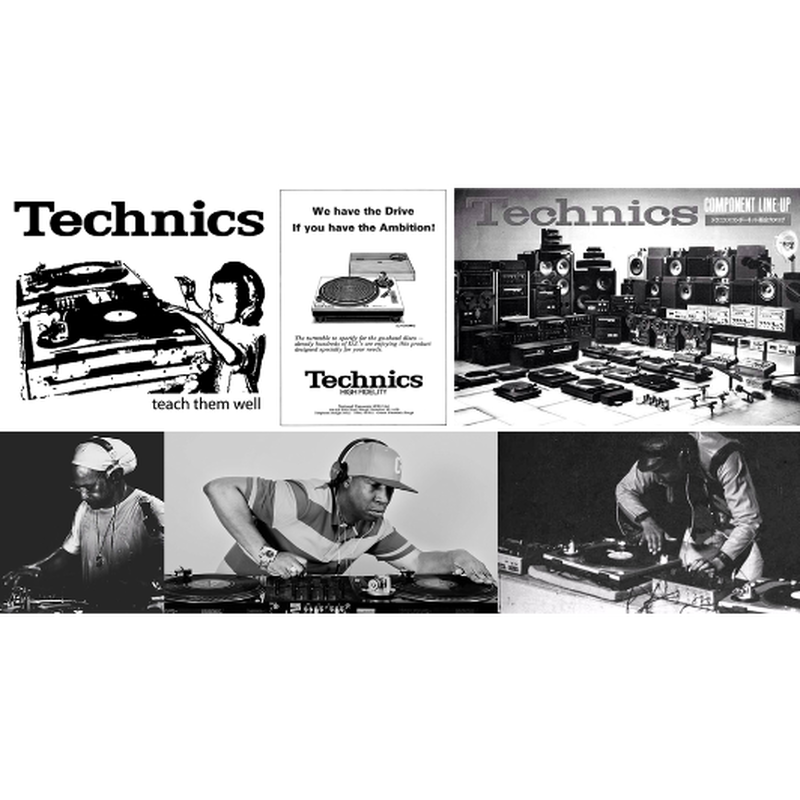 テクニクスtシャツ Technics Turntable Grey テクニクスターンテーブル