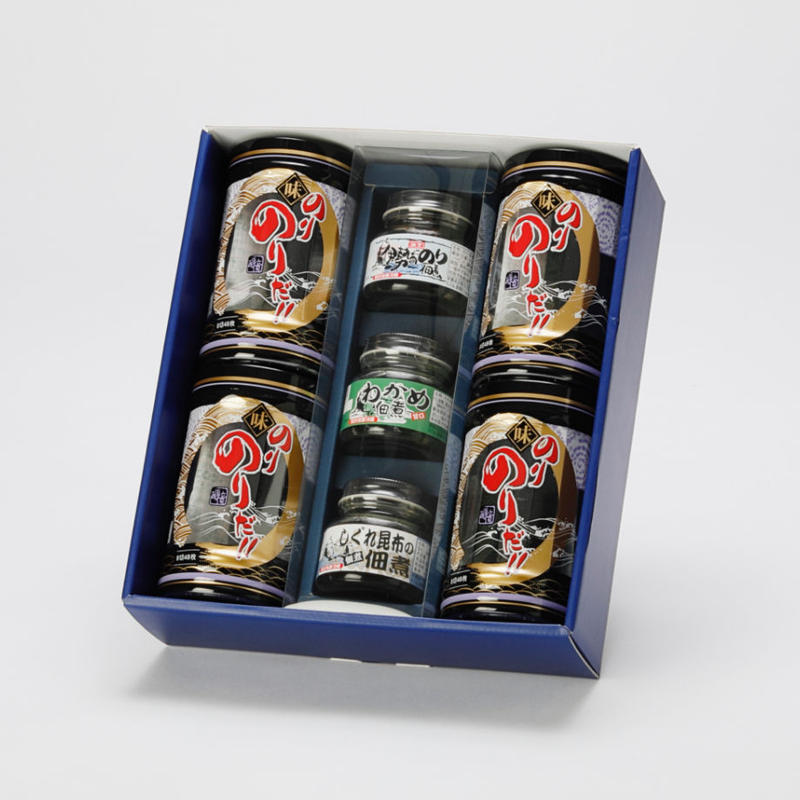 佃煮セットc 味付海苔 のりのりだ 佃煮 のり しぐれ昆布 わかめ のりのふくい 磯音