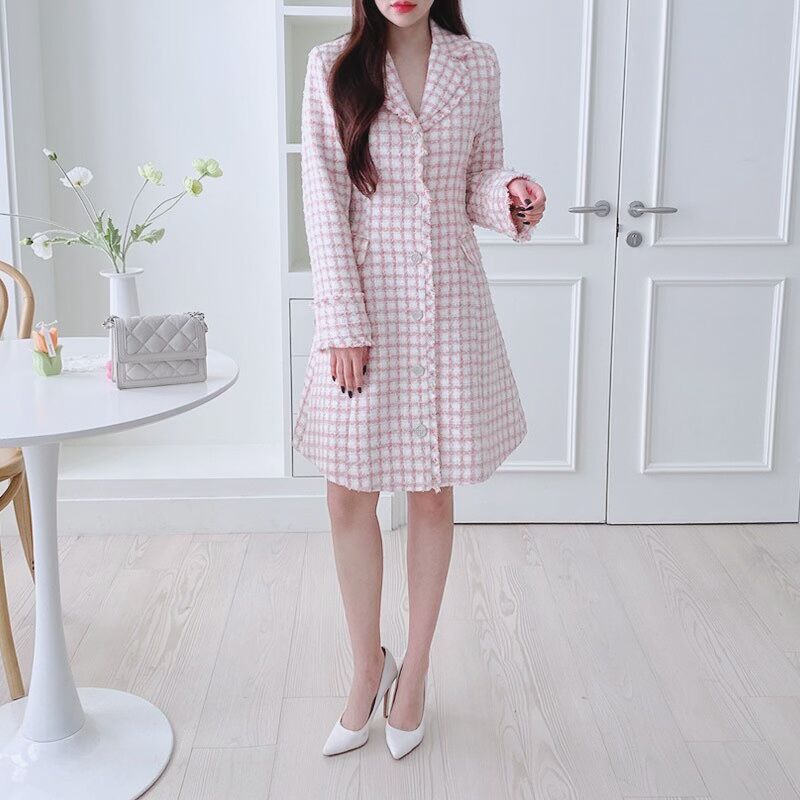 マドモアゼルレディツードワンピース 高級感あり 韓国製 Grace Oriental S