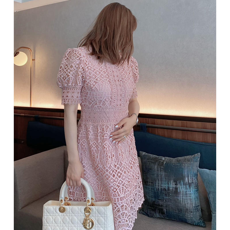 7月5日まで1000円off ラグジュアリーレースワンピース 高級感あり Grace