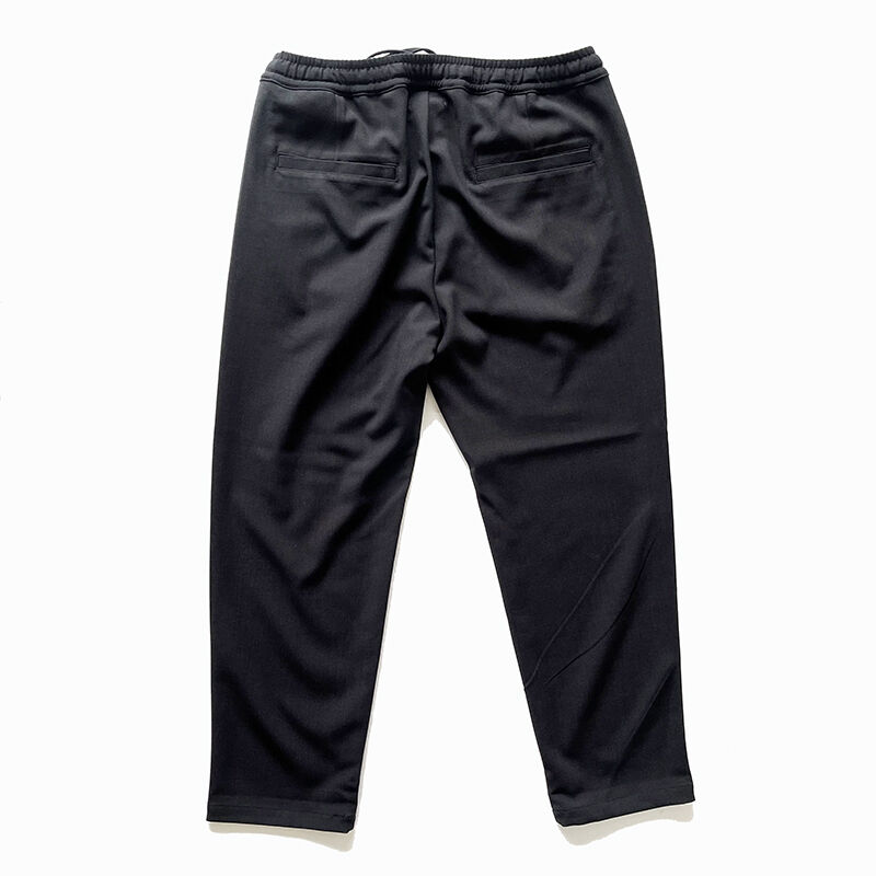*ユニセックス*LA MOND.-ラモンド-RAYON TAPERED PANTS 全国送料無料 LA MOND 新品未使用 グレー サイズ2 センタープラステーパードパンツ スラックス