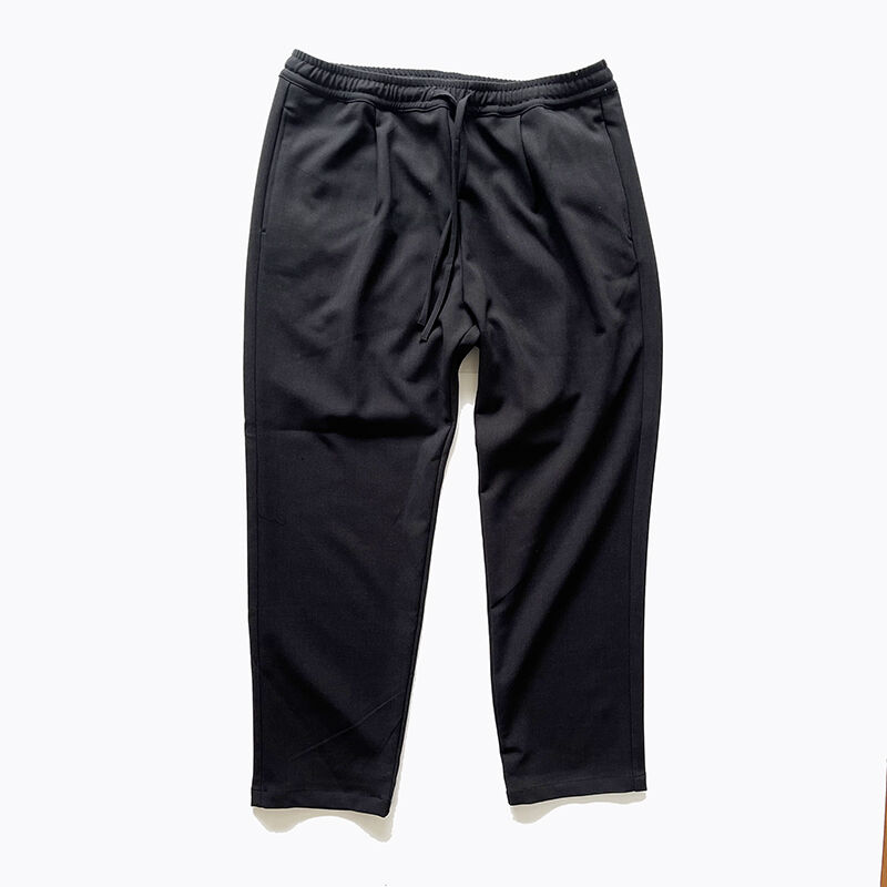 *ユニセックス*LA MOND.-ラモンド-RAYON TAPERED PANTS 全国送料無料 LA MOND 新品未使用 グレー サイズ2 センタープラステーパードパンツ スラックス