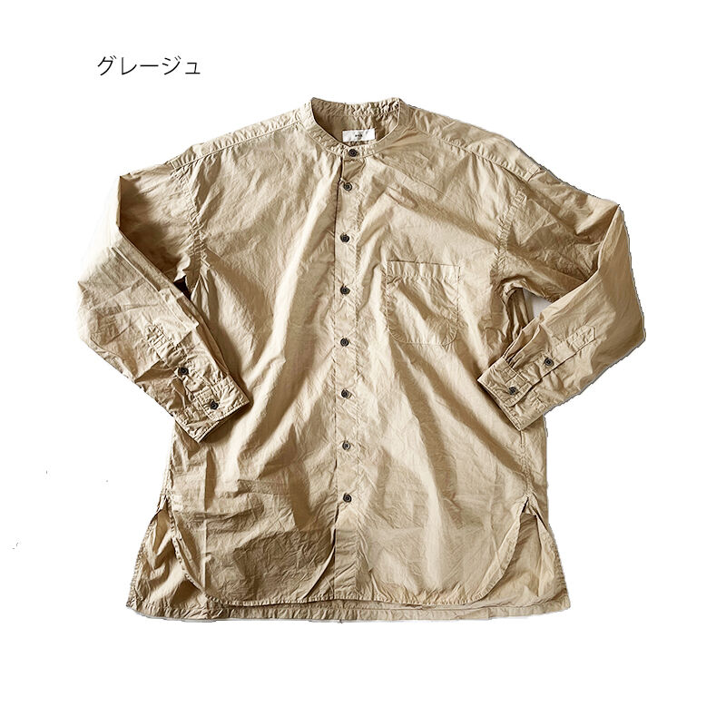 全2色 レディース Prit プリット 80 1タイプライタークロス スタンドカラー オーバー