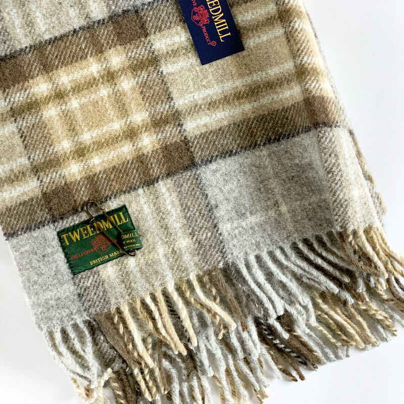 Goods Tweedmill ツウィードミル 大判 ブランケット Mckellar マッ