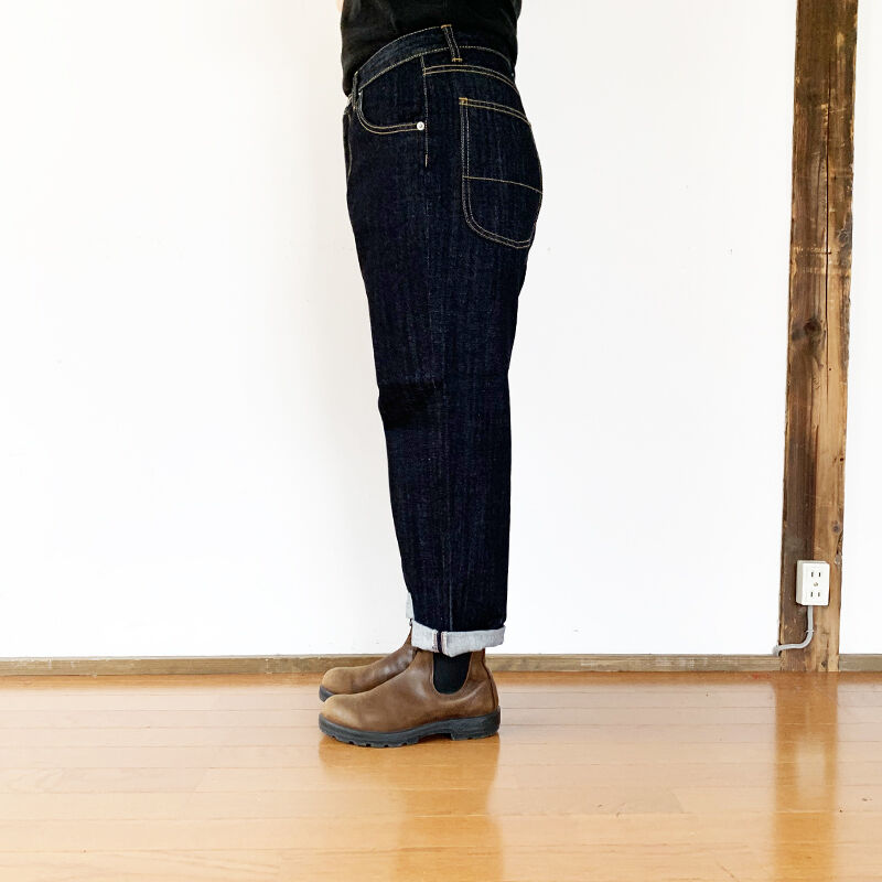 ユニセックス Kafika カフィカ ワイドテーパードデニムパンツ 城下町の洋服屋 Ra