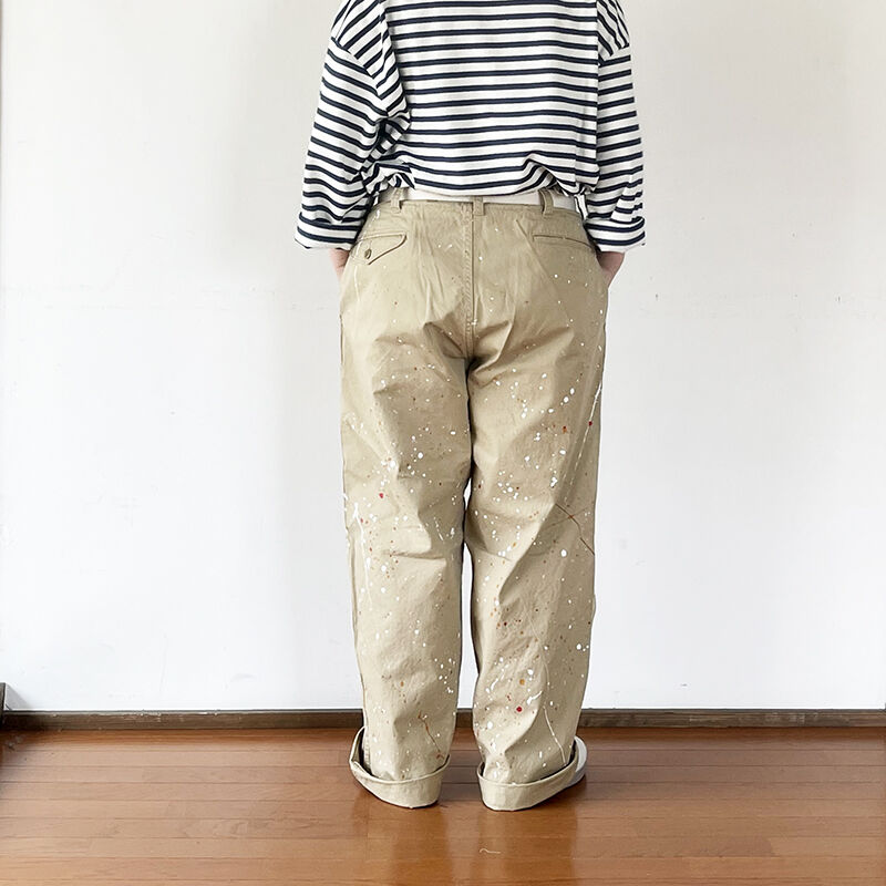 セール】【MASTER&CO】ペイント ワイド チノパンツ（チノパンツ