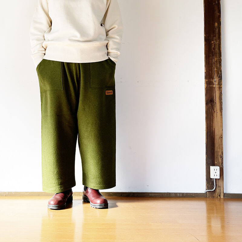 全2色 レディース 快晴堂 リングウールイージーパンツ 13p 25 城下町の洋服屋