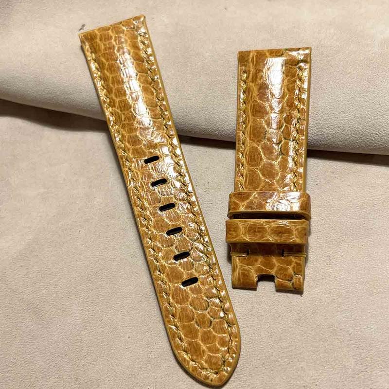 適切な価格 sna-53 シースネイク ウミヘビ 腕時計ベルト タンブラウン