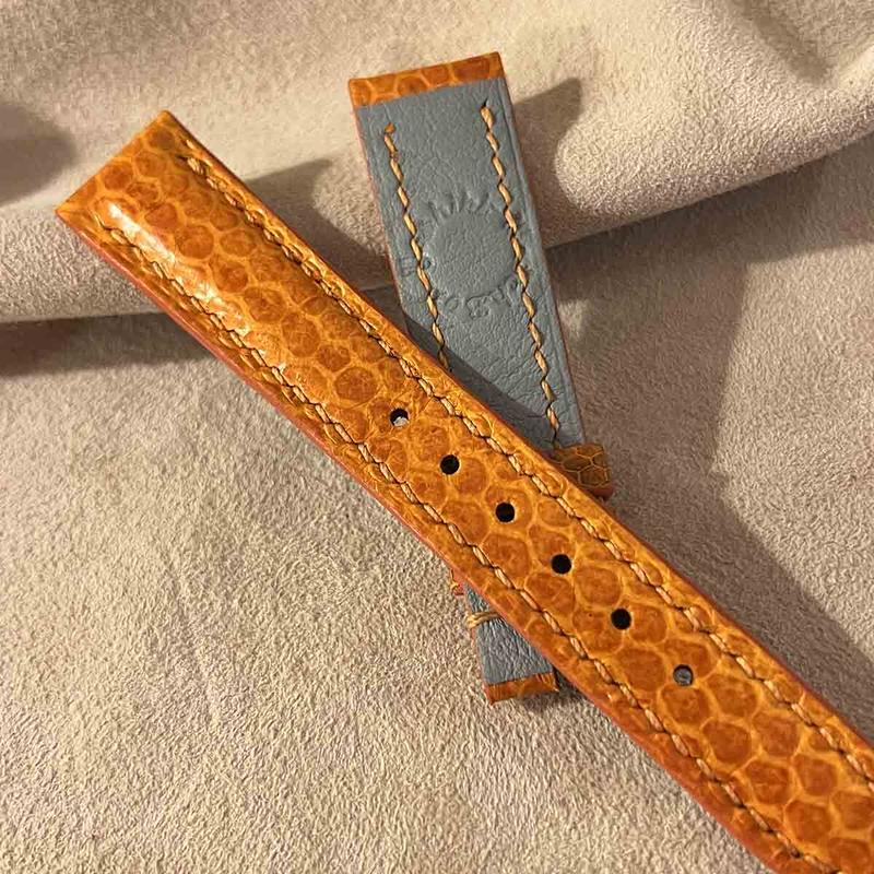 桜舞う季節 sna-55 シースネイク ウミヘビ 腕時計ベルト オレンジ ラグ