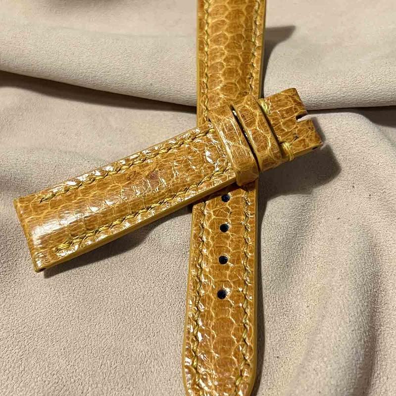 限定 クーポン10% sna-46 シースネイク ウミヘビ 腕時計ベルト タン