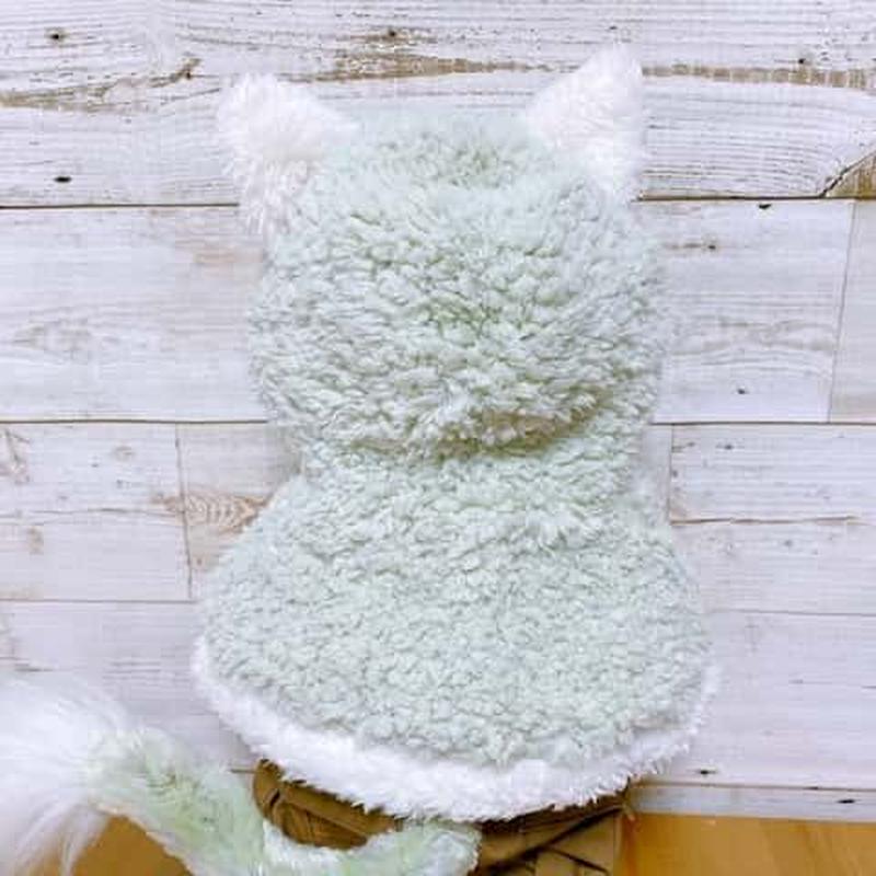 カスタムパーツ ケープ ポンチョ のねこ耳 ダッフィーサイズ ぬいぺ