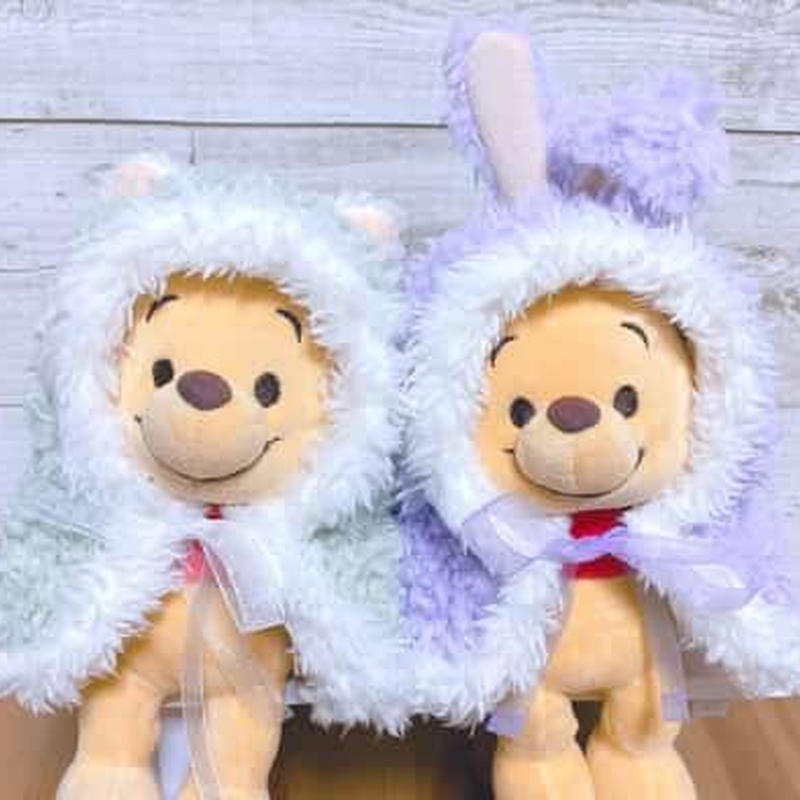 カスタムパーツ ケープ ポンチョ のうさ耳 ダッフィーサイズ ぬいぺ