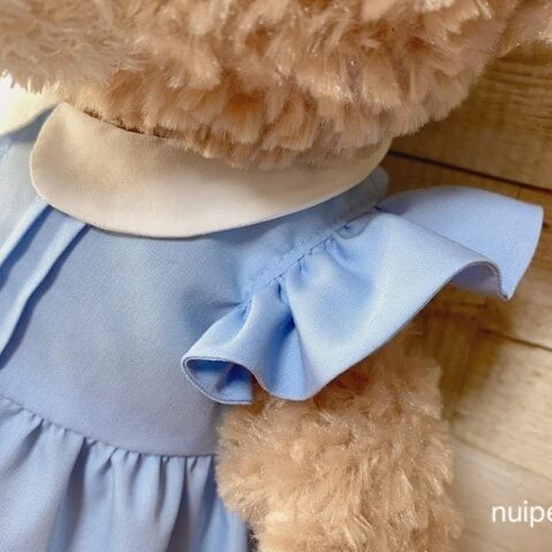 カスタムパーツ ワンピースのフリルスリーブ シェリーメイサイズ ぬいぺ