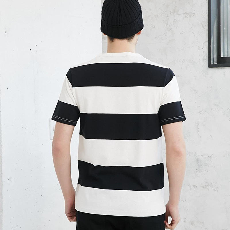 アズールバイマウジー Azul By Moussy Tシャツ 太ボーダー天竺クルーネック半