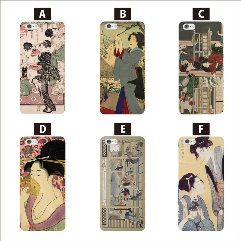 全機種対応 浮世絵 喜多川歌麿 スマホケース Yutopla
