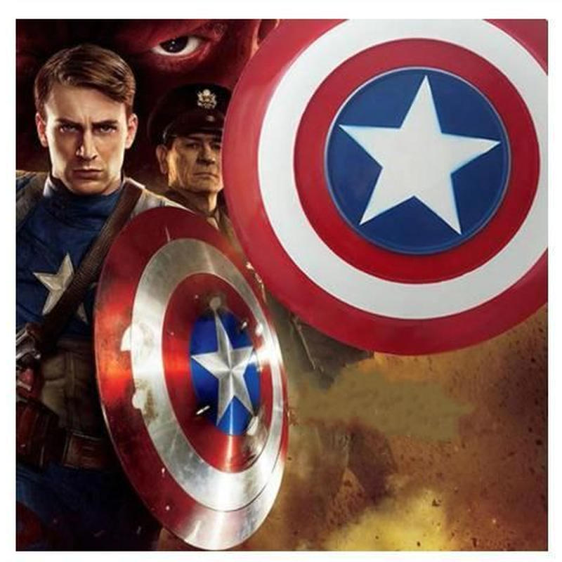 アベンジャーズ メタル 1 1 キャプテンアメリカシールド 62センチ コスプレ 衣装 おもち