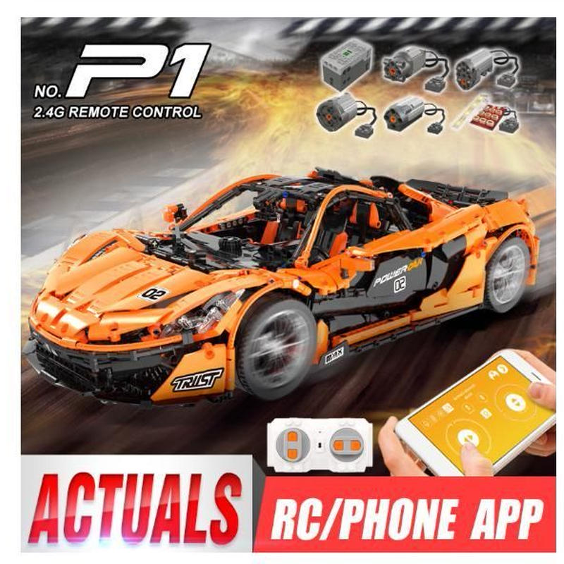 まるでラジコン レゴ レゴテクニック 互換 マクラーレン P1 モーター ライトキットセット