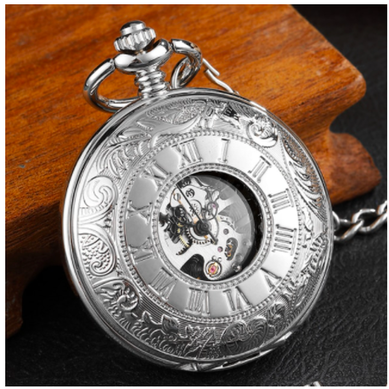 ワテックス Swiss Sterling Silver 925 懐中時計 腕時計(アナログ