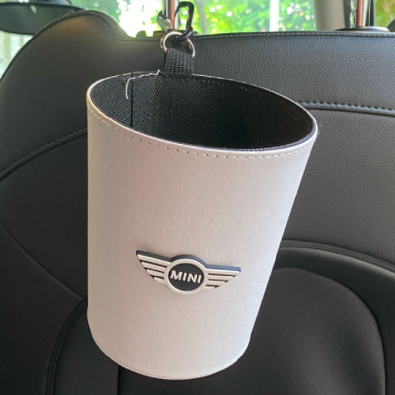 ミニクーパー 車内用 ゴミ箱 ティッシュケース ２色 Mini Cooper アクセサリー テ