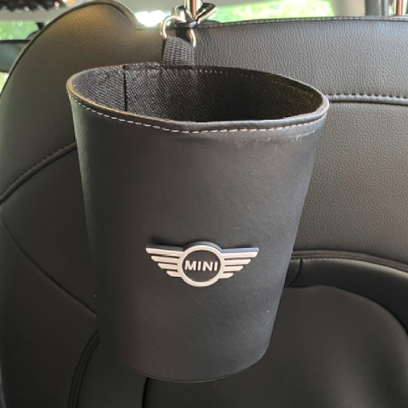ミニクーパー 車内用 ゴミ箱 ティッシュケース ２色 Mini Cooper アクセサリー テ