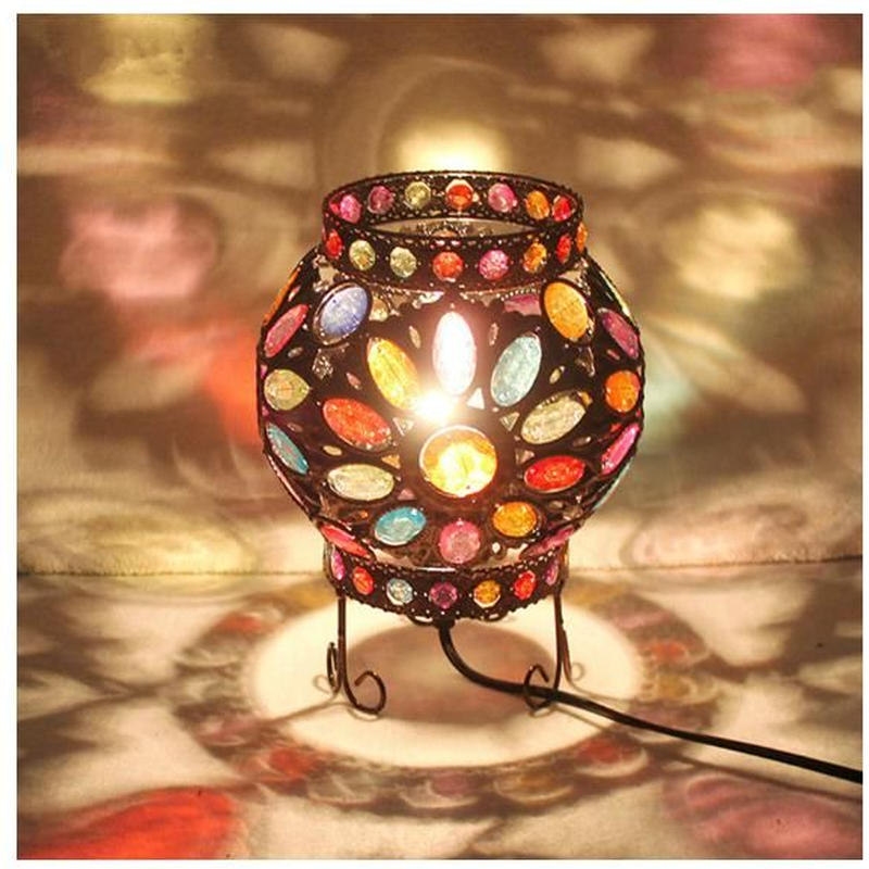 テーブルランプ 地中海デザイン トルコ Led 調光 ベッドサイドランプ テーブル スタンド照