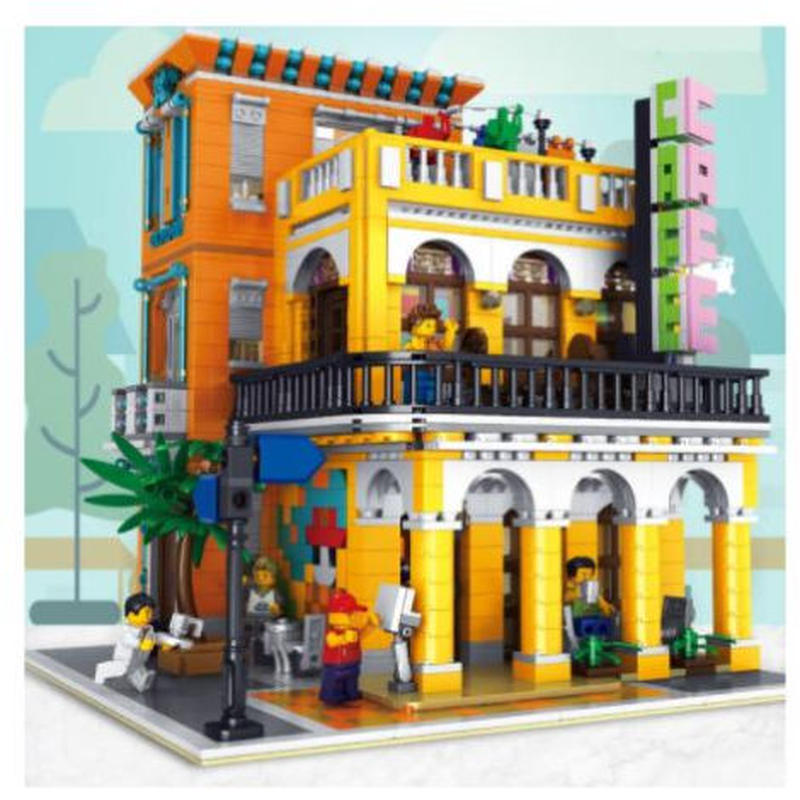 レゴ互換 カフェ コーヒーショップ 3158ピース Lego互換品 Cafe Corner お