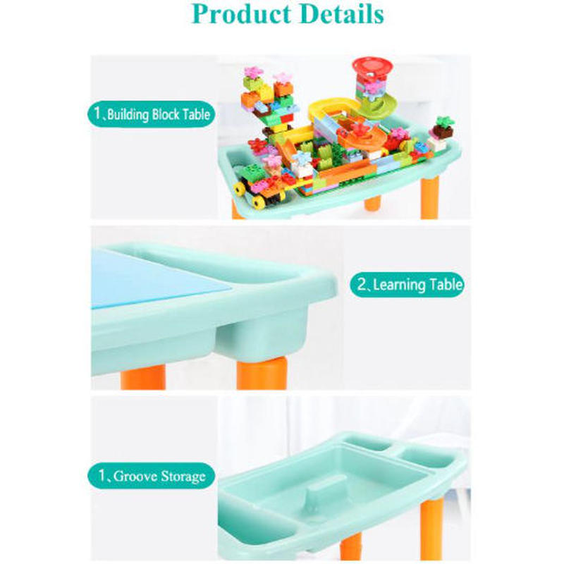 テーブル ブロック遊び マルチ機能 デスク おもちゃ 収納 机 子供部屋 ブロック 片付け